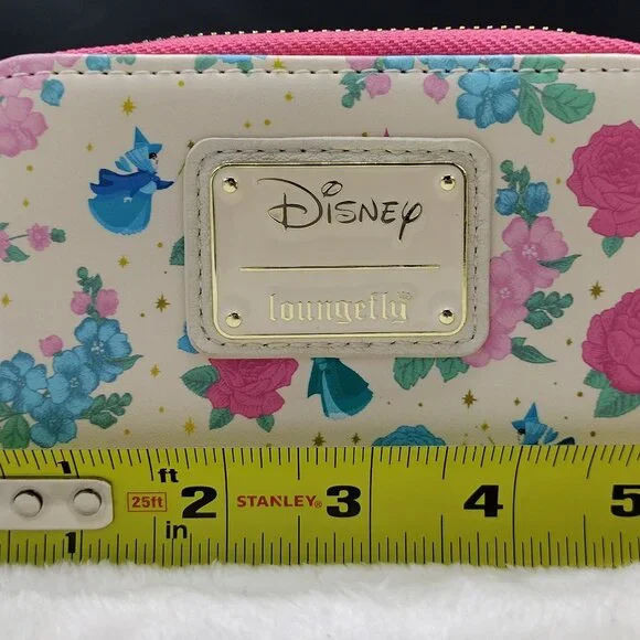Loungefly Disney Sleeping Beauty Floral Fairy Godmothers Wallet + BONUS Purse ** - Picture 2 of 12